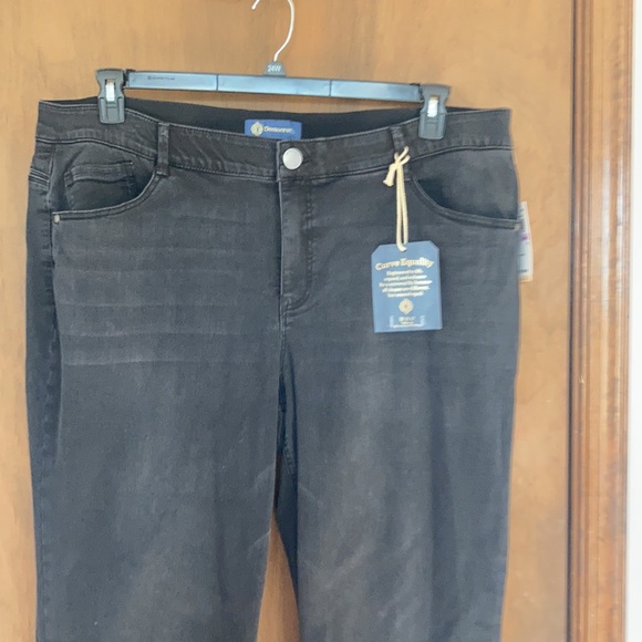 Democracy ab solution high rise itty bitty more boot jean raw hem 22W - Picture 8 of 17